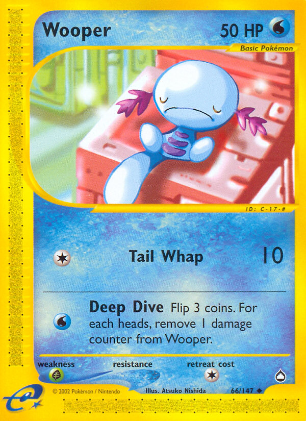 Wooper (66/147) [Aquapolis] Pokémon