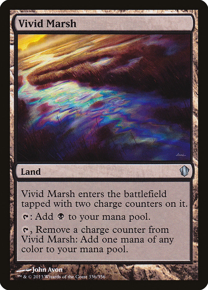 Vivid Marsh [Commander 2013] Magic: The Gathering