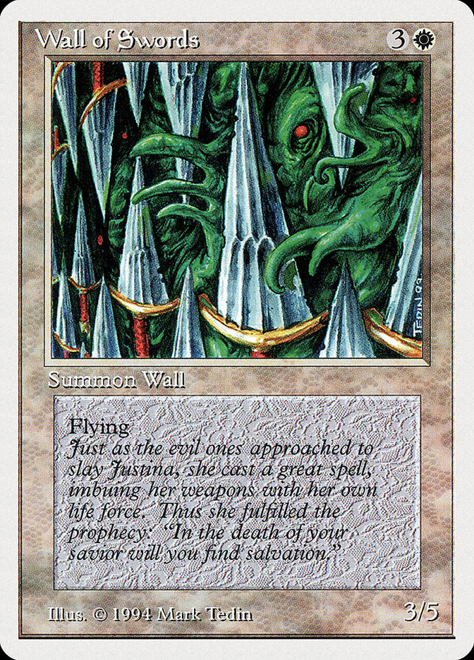 Wall of Swords [Summer Magic / Edgar] Magic: The Gathering