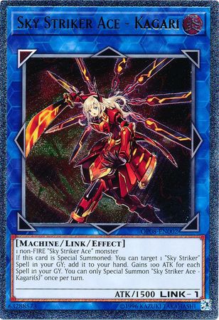 Sky Striker Ace - Kagari [OP08-EN002] Ultimate Rare Yu-Gi-Oh!