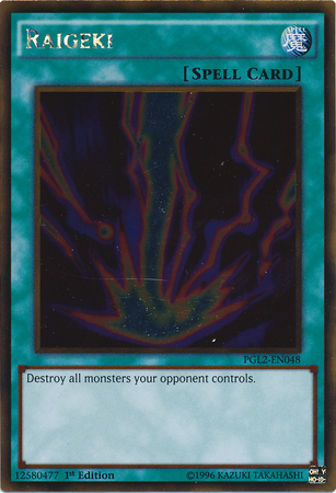 Raigeki [PGL2-EN048] Gold Rare Yu-Gi-Oh!