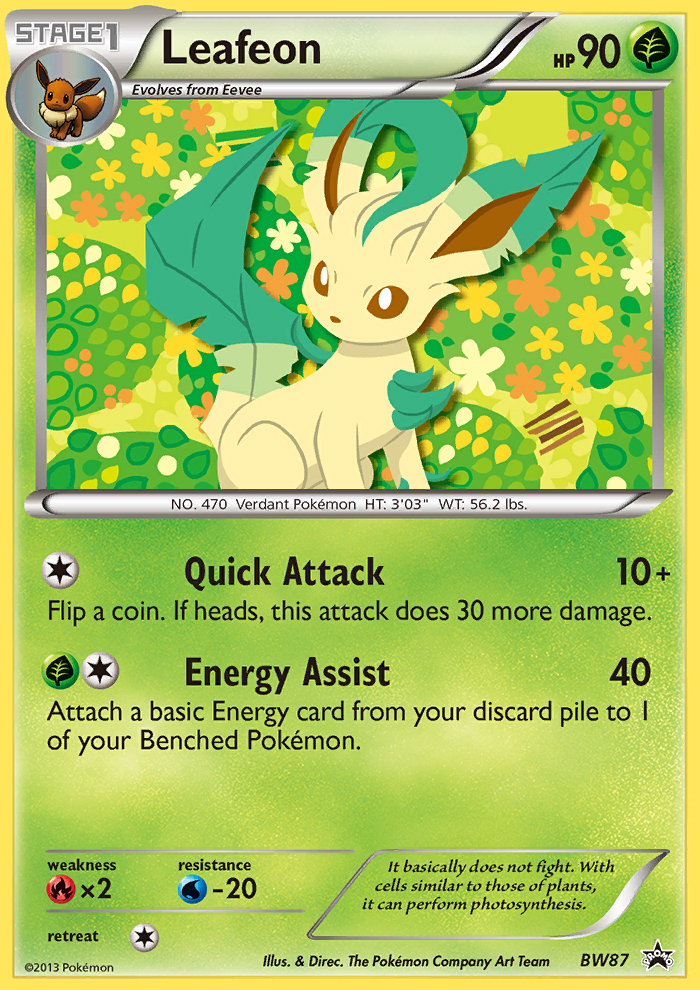 Leafeon (BW87) [Black & White: Black Star Promos] Pokémon