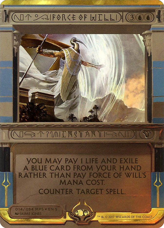 Force of Will (Invocation) [Amonkhet Invocations] Magic: The Gathering