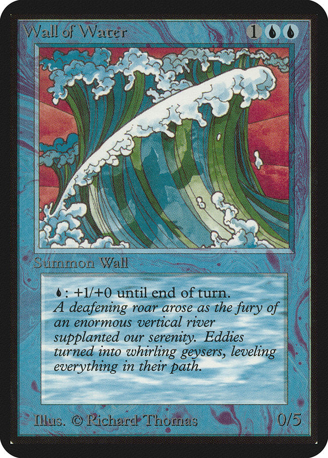 Wall of Water [Alpha Edition] Magic: The Gathering