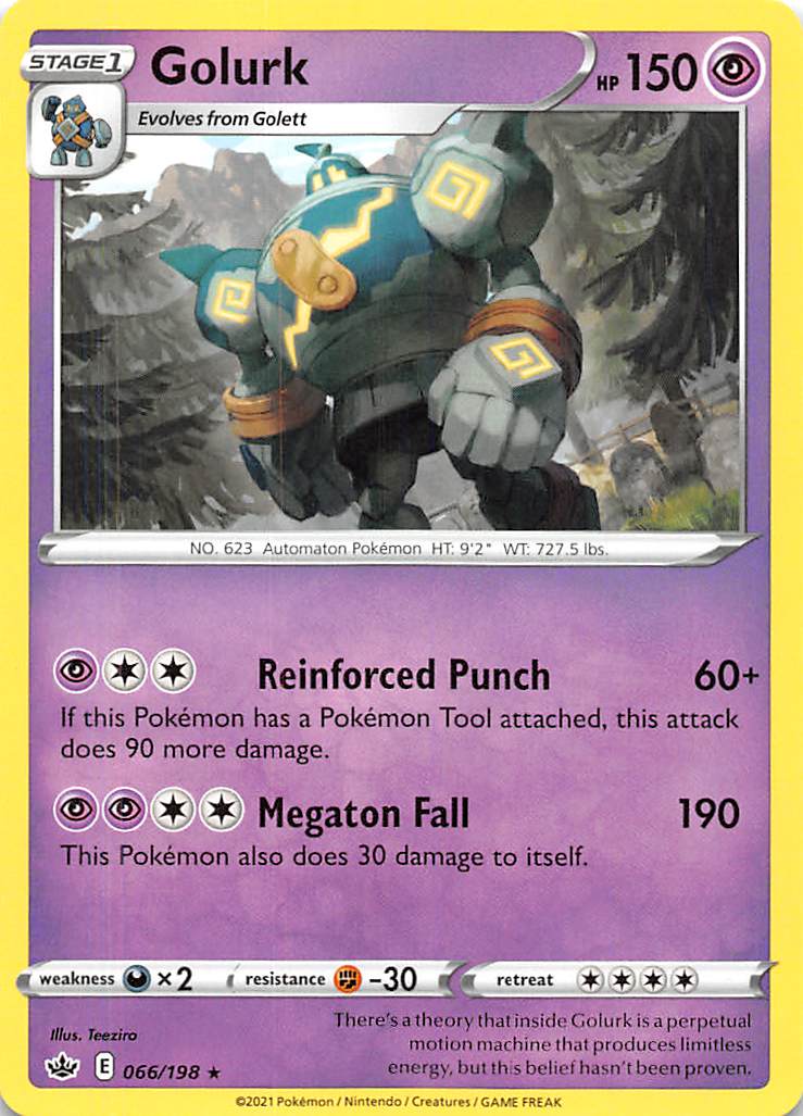 Golurk (066/198) [Sword & Shield: Chilling Reign] Pokémon