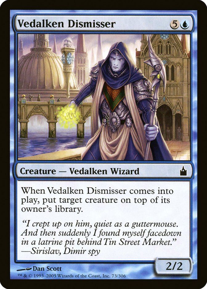 Vedalken Dismisser [Ravnica: City of Guilds] Magic: The Gathering