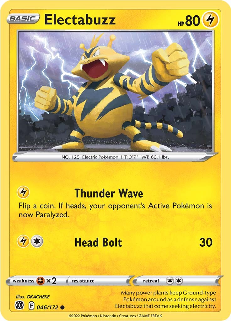 Electabuzz (046/172) [Sword & Shield: Brilliant Stars] Pokémon