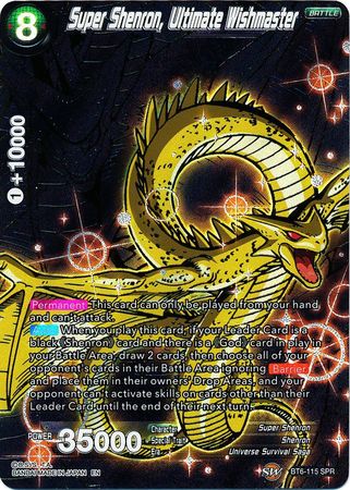 Super Shenron, Ultimate Wishmaster (SPR) (BT6-115_SPR) [Destroyer Kings] Dragon Ball Super