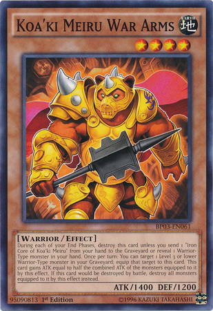 Koa'ki Meiru War Arms [BP03-EN061] Common Yu-Gi-Oh!