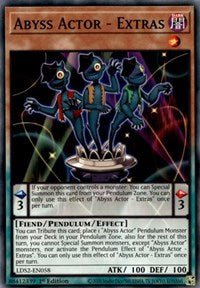 Abyss Actor - Extras [LDS2-EN058] Common Yu-Gi-Oh!