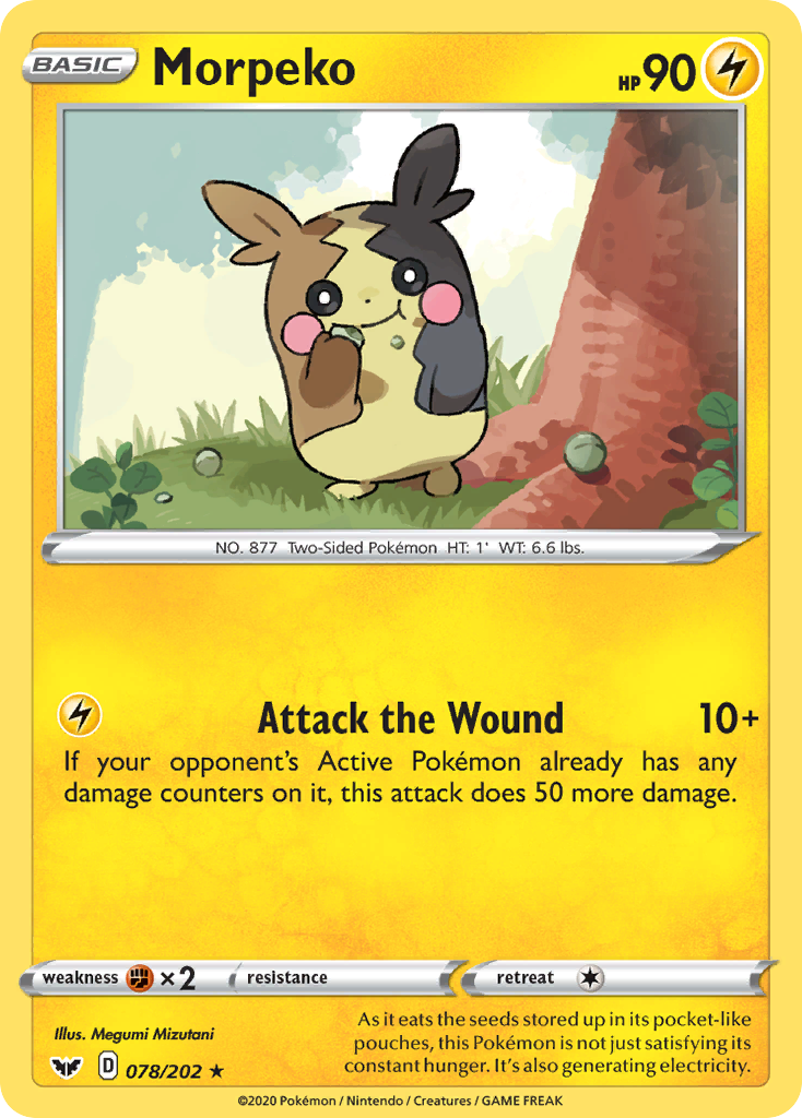 Morpeko (078/202) [Sword & Shield: Base Set] Pokémon