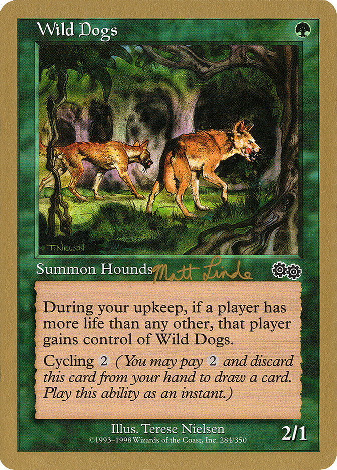 Wild Dogs (Matt Linde) [World Championship Decks 1999] Magic: The Gathering