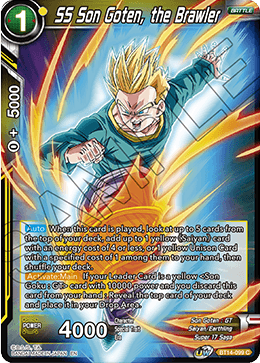 SS Son Goten, the Brawler (BT14-099) [Cross Spirits] Dragon Ball Super