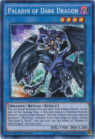 Paladin of Dark Dragon [DRL2-EN018] Secret Rare Yu-Gi-Oh!