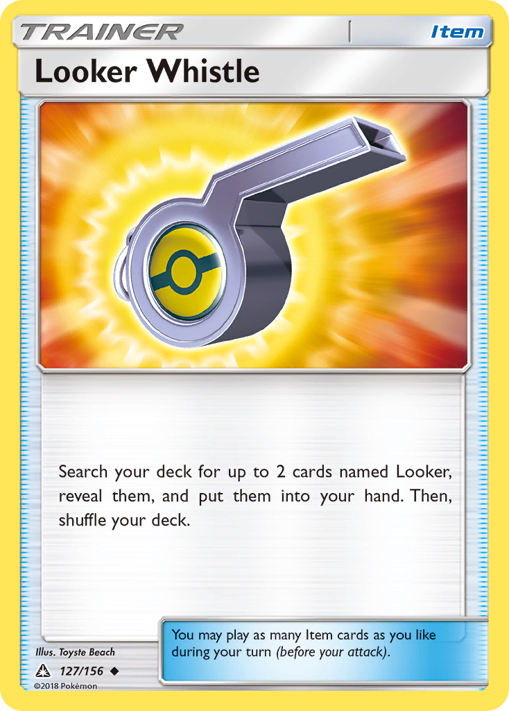Looker Whistle (127/156) [Sun & Moon: Ultra Prism] Pokémon