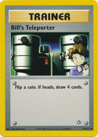 Bill's Teleporter (91/111) [Neo Genesis Unlimited] Pokémon