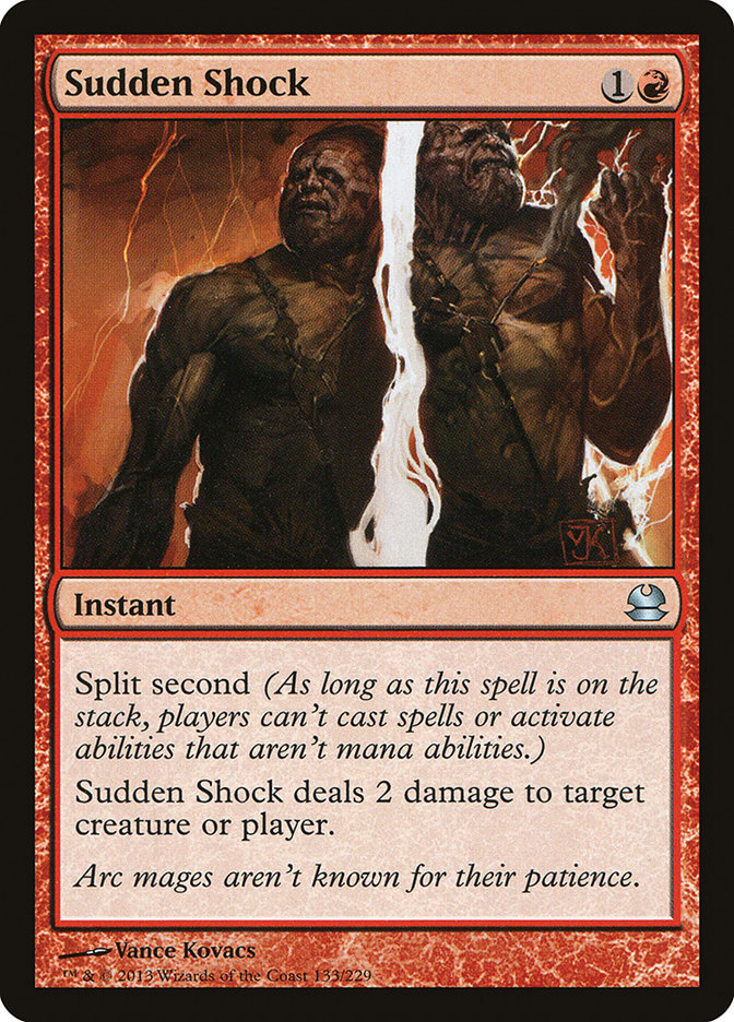 Sudden Shock [Modern Masters] Magic: The Gathering