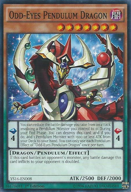 Odd-Eyes Pendulum Dragon [YS16-EN008] Common Yu-Gi-Oh!