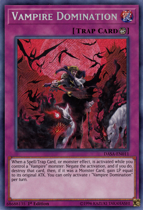 Vampire Domination [DASA-EN011] Secret Rare Yu-Gi-Oh!