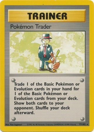 Pokemon Trader (77/102) [Base Set Unlimited] Pokémon