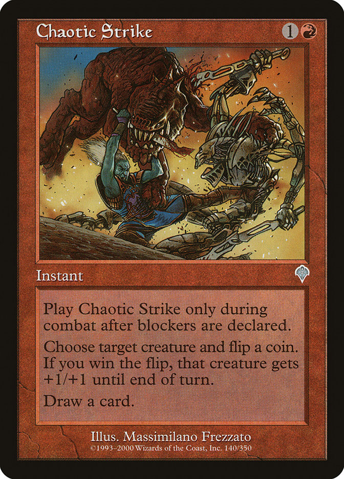 Chaotic Strike [Invasion] Magic: The Gathering