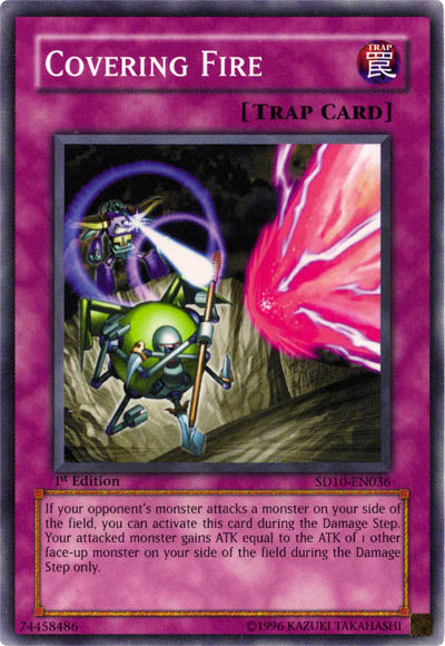 Covering Fire [SD10-EN036] Common Yu-Gi-Oh!