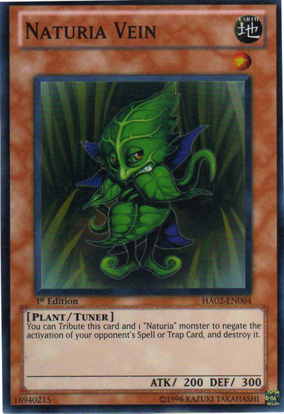 Naturia Vein [HA02-EN004] Super Rare Yu-Gi-Oh!