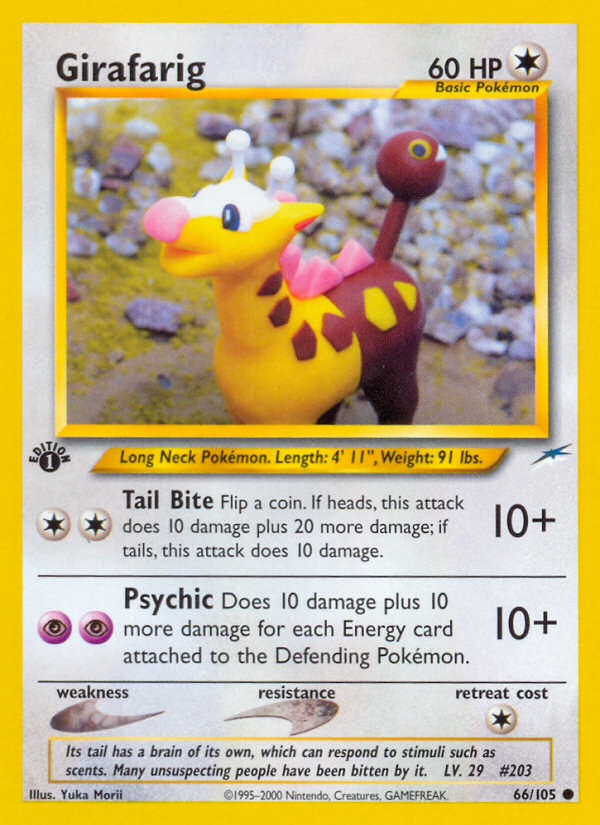 Girafarig (66/105) [Neo Destiny 1st Edition] Pokémon