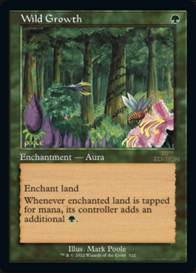 Wild Growth (Retro) [30th Anniversary Edition] Magic: The Gathering