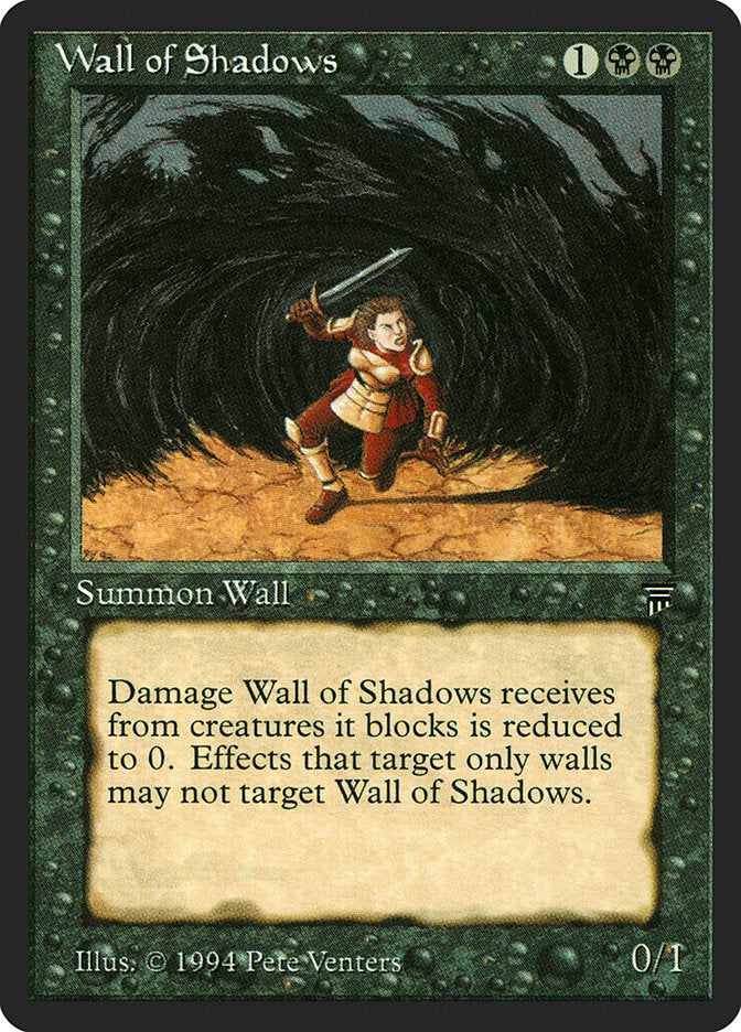 Wall of Shadows [Legends] Magic: The Gathering