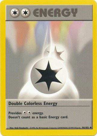 Double Colorless Energy (96/102) [Base Set Unlimited] Pokémon