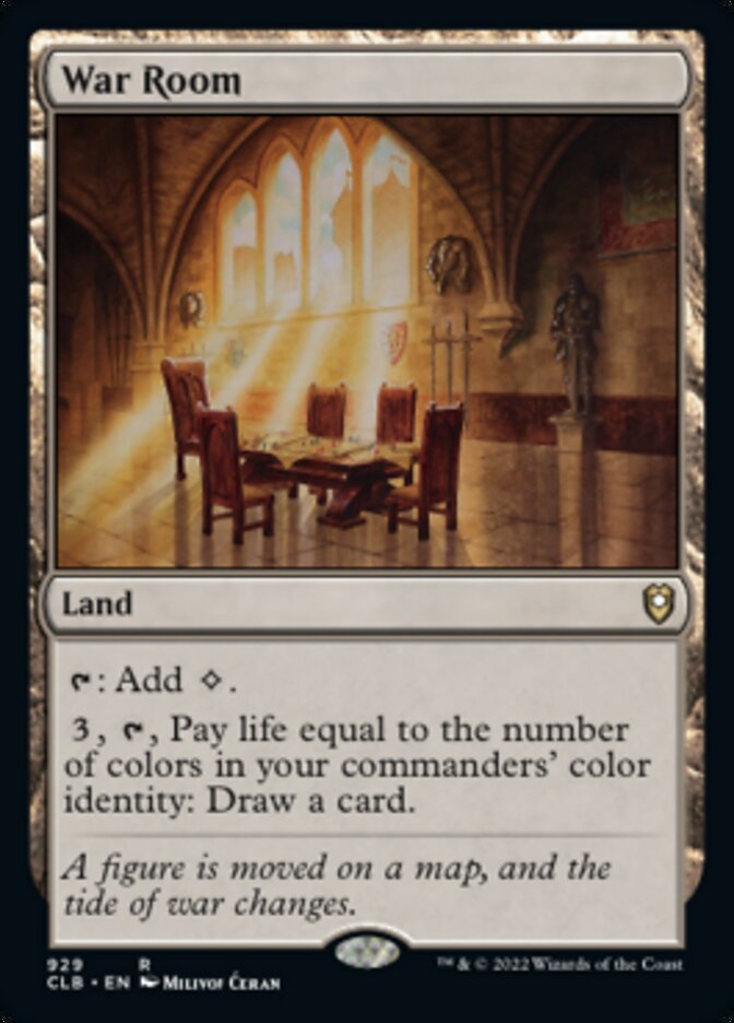 War Room [Commander Legends: Battle for Baldur's Gate] Magic: The Gathering