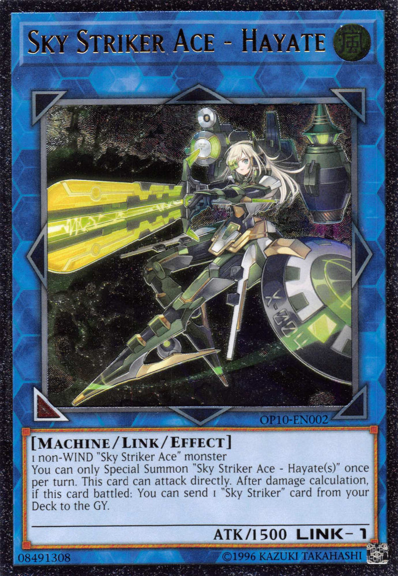 Sky Striker Ace - Hayate [OP10-EN002] Ultimate Rare Yu-Gi-Oh!