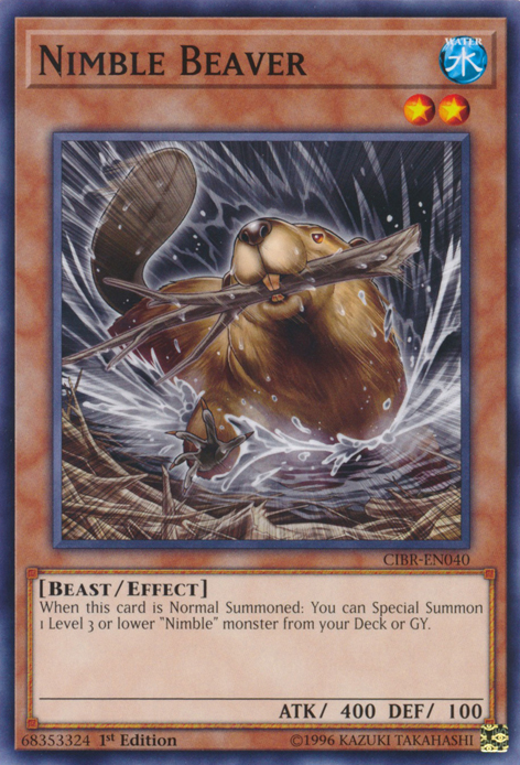 Nimble Beaver [CIBR-EN040] Short Print Yu-Gi-Oh!