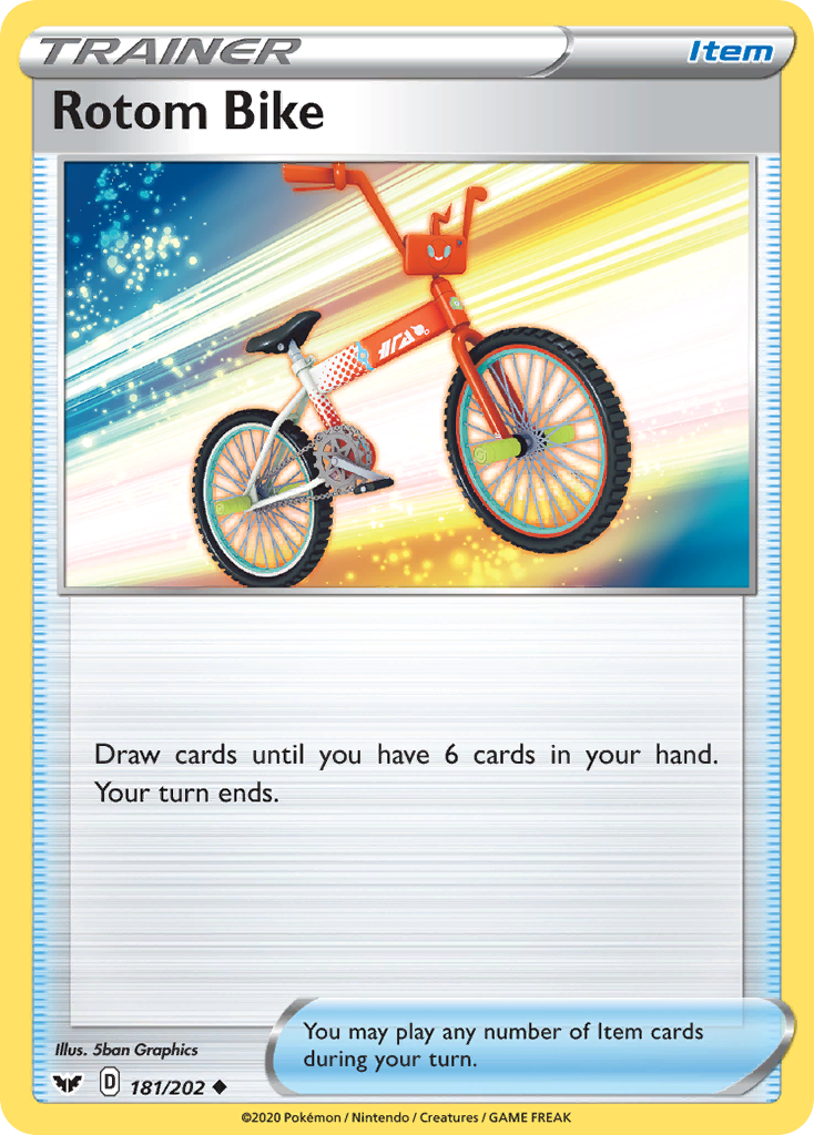 Rotom Bike (181/202) [Sword & Shield: Base Set] Pokémon