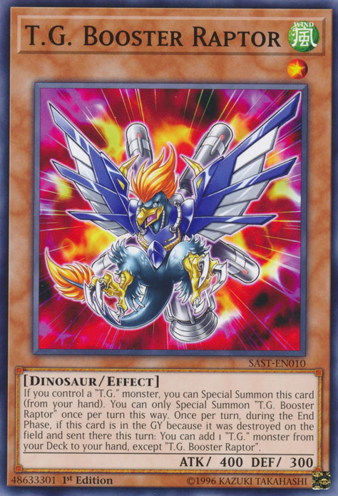 T.G. Booster Raptor [SAST-EN010] Common Yu-Gi-Oh!