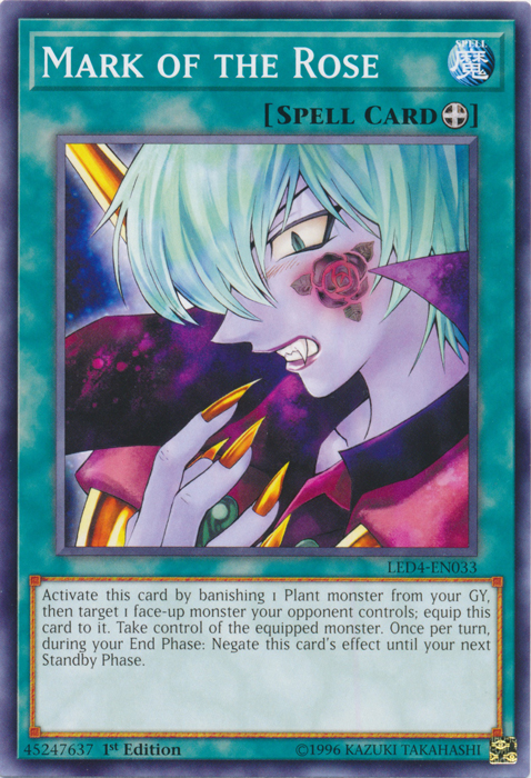 Mark of the Rose [LED4-EN033] Common Yu-Gi-Oh!