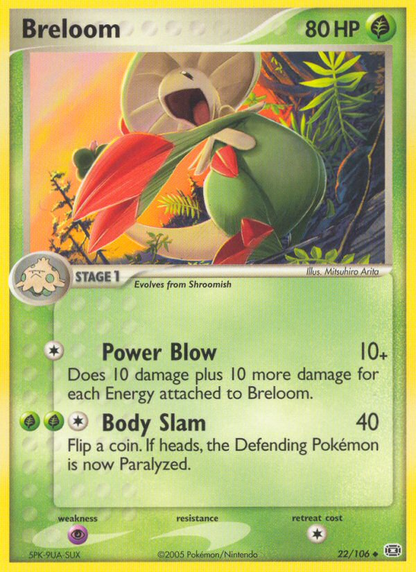 Breloom (22/106) [EX: Emerald] Pokémon