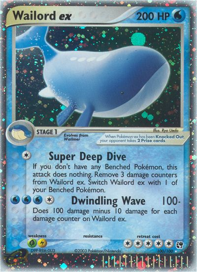 Wailord ex (100/100) [EX: Sandstorm] Pokémon