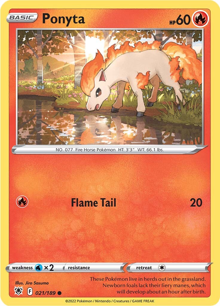 Ponyta (021/189) [Sword & Shield: Astral Radiance] Pokémon