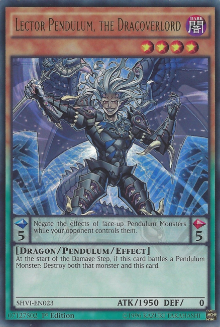 Lector Pendulum, the Dracoverlord [SHVI-EN023] Ultra Rare Yu-Gi-Oh!