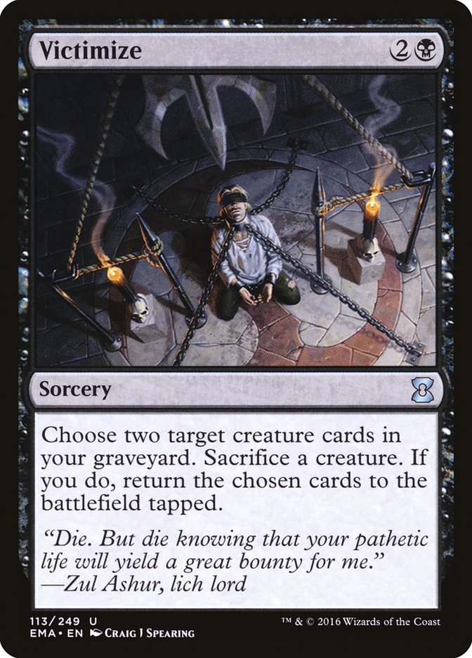 Victimize [Eternal Masters] Magic: The Gathering