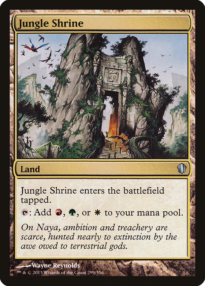 Jungle Shrine [Commander 2013] Magic: The Gathering