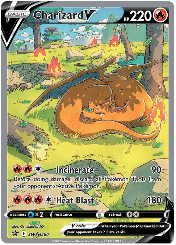 Charizard V (SWSH260) [Sword & Shield: Black Star Promos] Pokémon