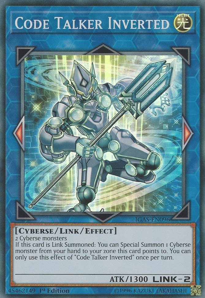 Code Talker Inverted [IGAS-EN096] Super Rare Yu-Gi-Oh!