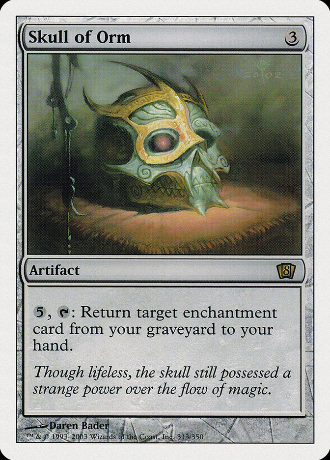 Skull of Orm [Eighth Edition] Magic: The Gathering