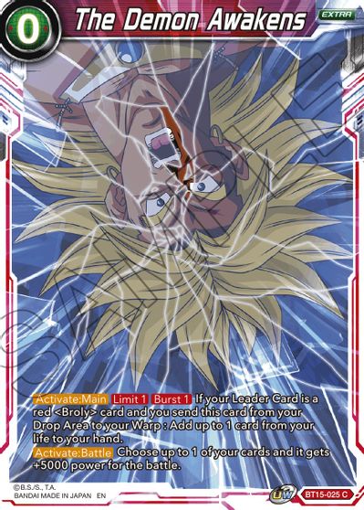 The Demon Awakens (BT15-025) [Saiyan Showdown] Dragon Ball Super