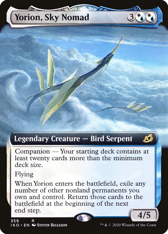 Yorion, Sky Nomad (Extended Art) [Ikoria: Lair of Behemoths] Magic: The Gathering