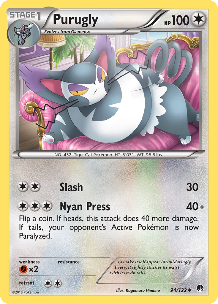 Purugly (94/122) [XY: BREAKpoint] Pokémon