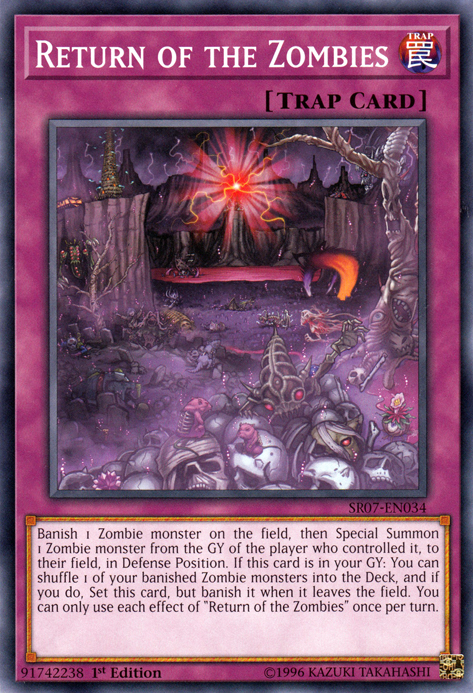 Return of the Zombies [SR07-EN034] Common Yu-Gi-Oh!